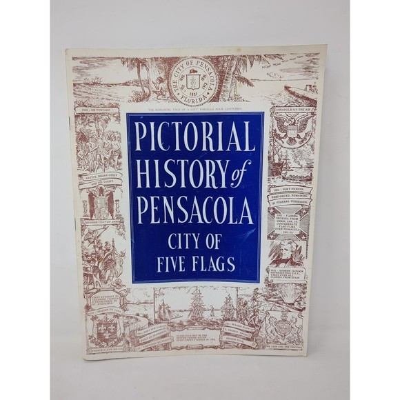 Pictorial History of Pensacola City Fiesta of Five Flags Souvenir Book VTG 1950s - Picture 1 of 13